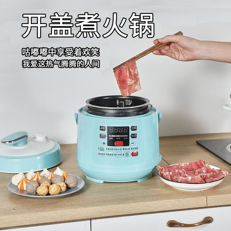 五常大米专用高压电饭煲智能迷你电压力锅小型家用2升2.5L全自动 2.5L 高级不锈钢单胆