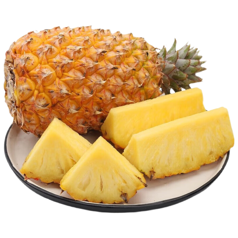 京地达海南金钻凤梨净重4.5斤单果650g+时令多汁现摘水果源头直发包邮