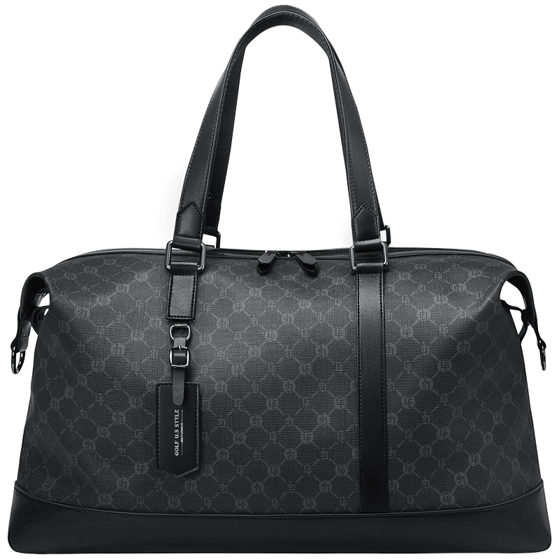 高爾夫（GOLF）旅行包男士大容量商務(wù)出差行李袋短途旅游登機(jī)收納手提包斜挎 黑色. 大