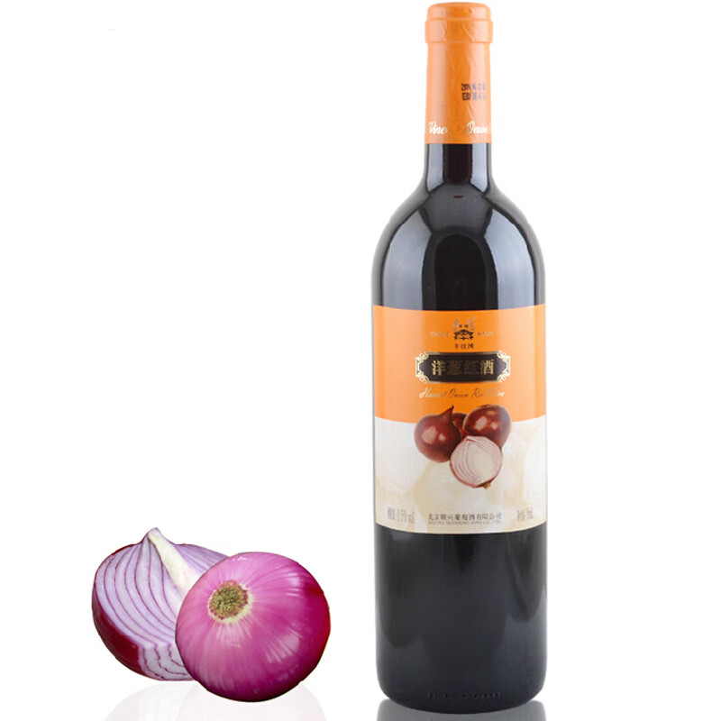 丰收丰收北京特产红酒 丰收果酒 洋葱红酒 洋葱葡萄酒750ml 单支