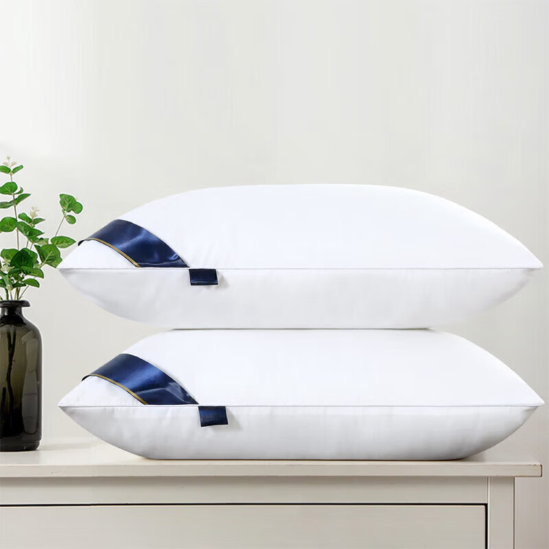 枕头睡眠颈椎枕不变形枕芯家用单人宿舍【款式包装随机发货】 白色纤维枕 【中枕】平放高度20cm 单只装