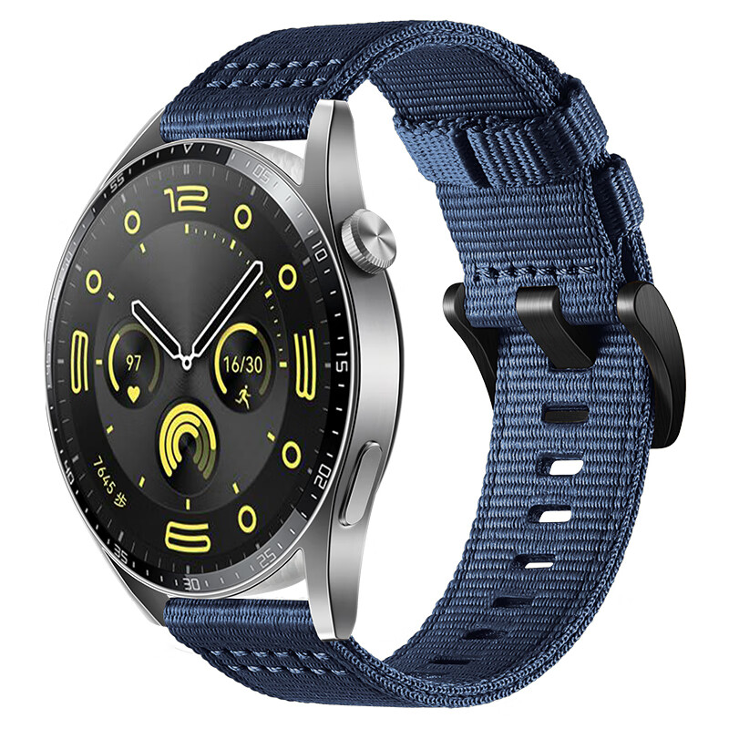 ENDUROBAND适用佳明Garmin手表表带 适配255/265/965/745/venu3/2原装战术尼龙快拆表带 蓝色 佳明255/265/965