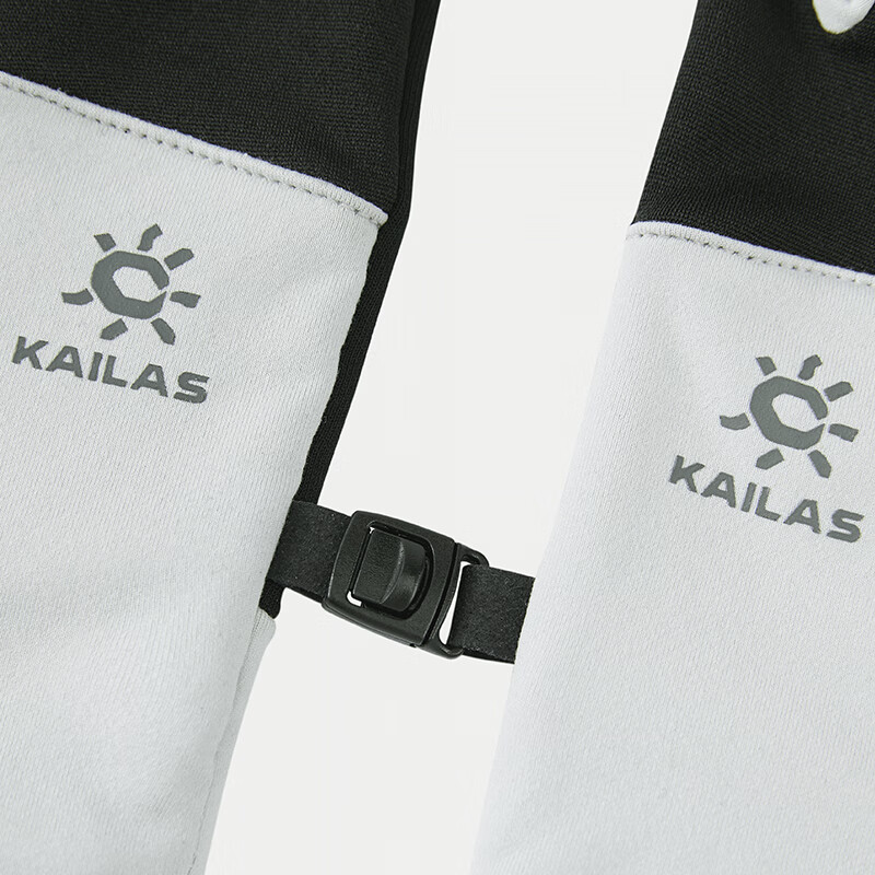 凯乐石(KAILAS)户外运动女款针织抓绒手套KM2464201 浅云灰 S