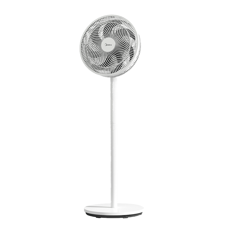 美的（Midea）电风扇 家用七叶立式落地扇宿舍卧室轻音节能摇头桌面小风扇大风力空气循环风扇 SAF30AC 