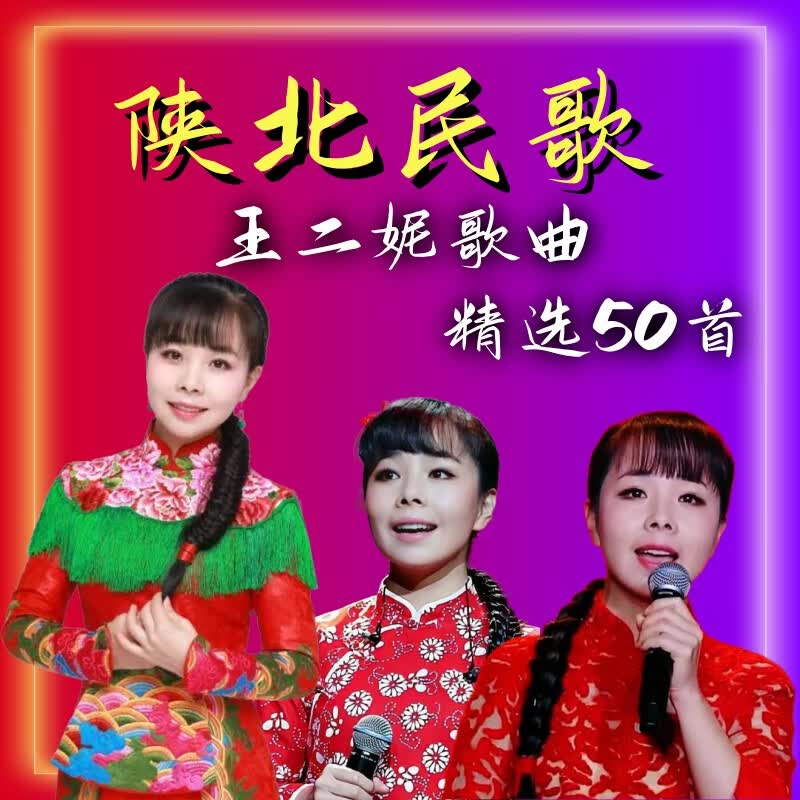 居道王二妮专辑陕北民歌车载音乐U盘经典民歌精选走西口歌曲MP3优盘