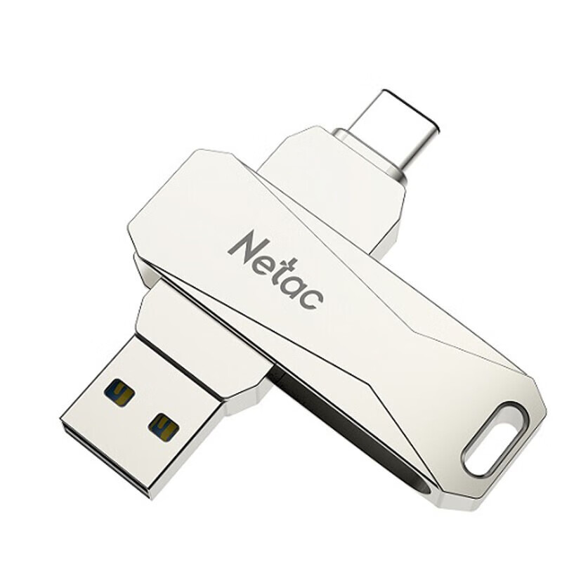 朗科（Netac）U盘128G type-c双接口 高速usb3.0 金属 手机电脑两用 朗科U782C系列【全新】 32GB