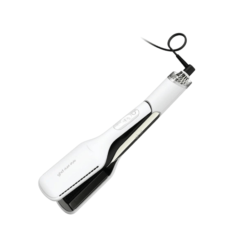 ghd duet干濕兩用直板夾電卷發(fā)棒吹風(fēng)造型夾板專業(yè)性能 二合一雙效熱風(fēng) 白色生日禮物