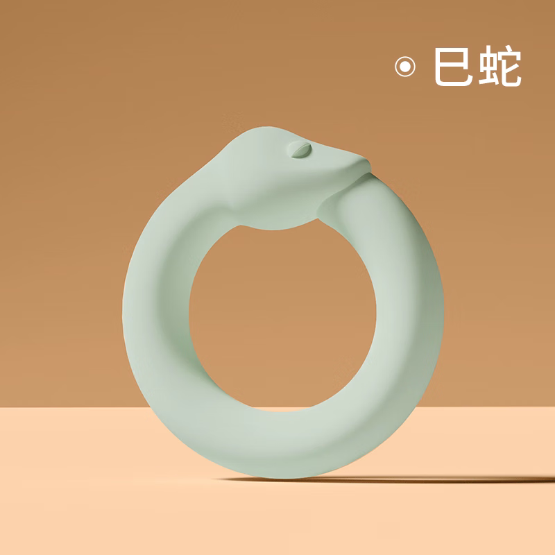 新贝 牙胶便携款 婴儿牙胶安抚咬胶 磨牙宝宝防吃手硅胶玩具可水煮 9786-6萌蛇牙胶 1个装