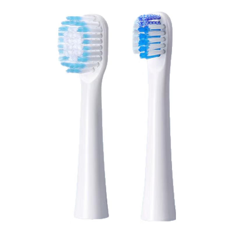 欧姆龙电动牙刷HT-B223-PK声波震动深度清洁时尚男女牙刷电池款软毛 牙刷替换头 2支 装