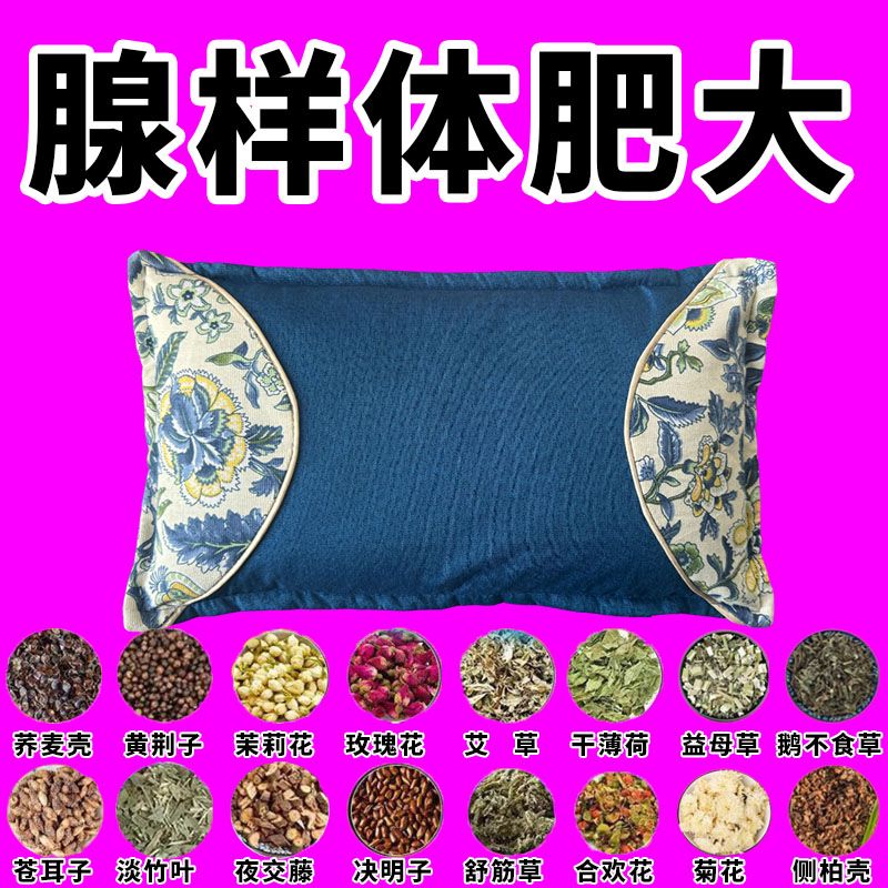 中药枕】腺样体肥大枕头儿童专用张口呼吸鼻塞鼻通面容矫正调理枕 顶级功效【99种中药】腺样体好了