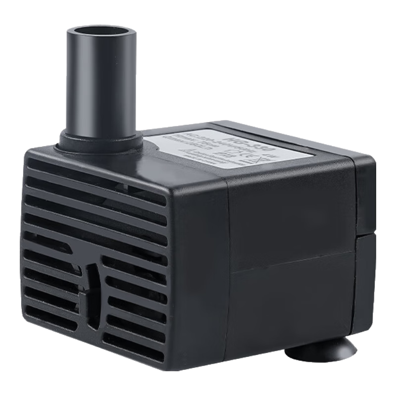 亞峰魚缸循環(huán)潛水泵抽水泵魚池假山流水噴泉養(yǎng)魚過濾吸魚糞換水小靜音 【動力強勁/流量可調(diào)】4W+送水管