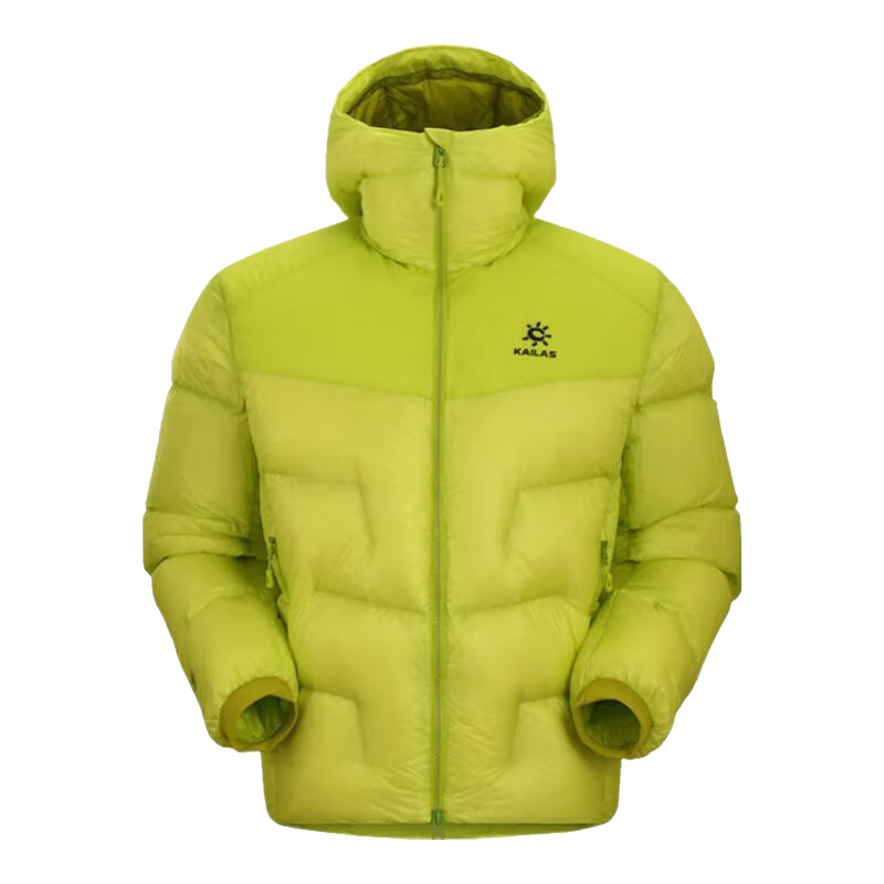 KAILAS凱樂石5000GT雪山羽絨服男女1000蓬鵝絨保暖防風戶外加厚面包服 松翠綠KG2443150 M
