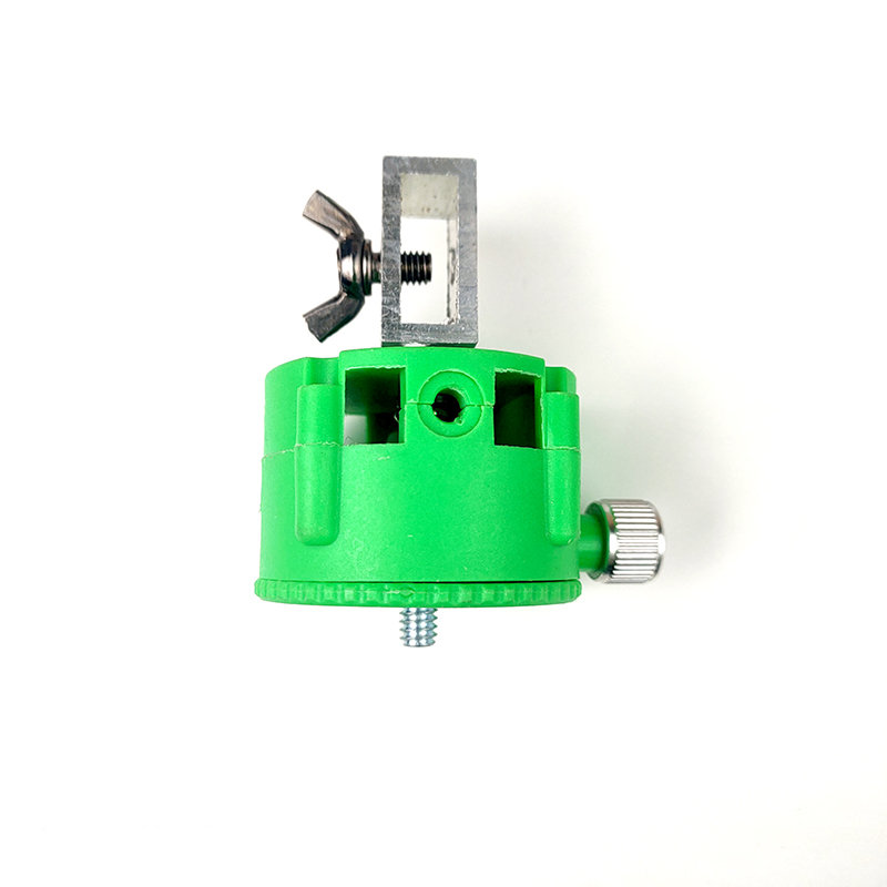 水平仪上梁夹砌墙卡梁夹配件固定头支架塑料360度微调 1号分体固定头