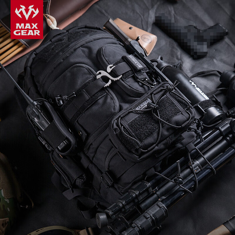 maxgear 马盖先雷鸟战术双肩背包男女户外运动旅行迷彩徒步舒适登山 