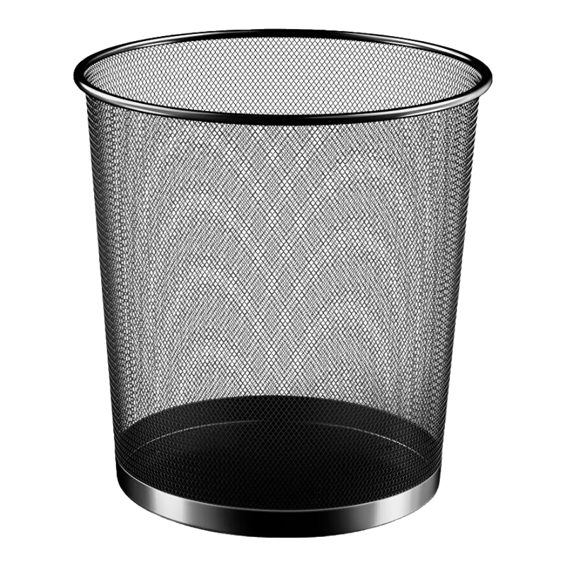五月花垃圾桶家用紙簍金屬網(wǎng)格12L衛(wèi)生間臥室廚房家用辦公室清潔簍 12L