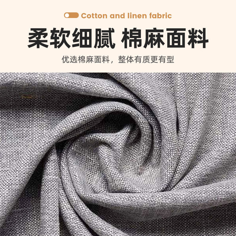 惠寻折叠沙发床一体两用折叠床客厅单人沙发床多功能布艺伸缩床可拆洗 蓝色-190*100cm