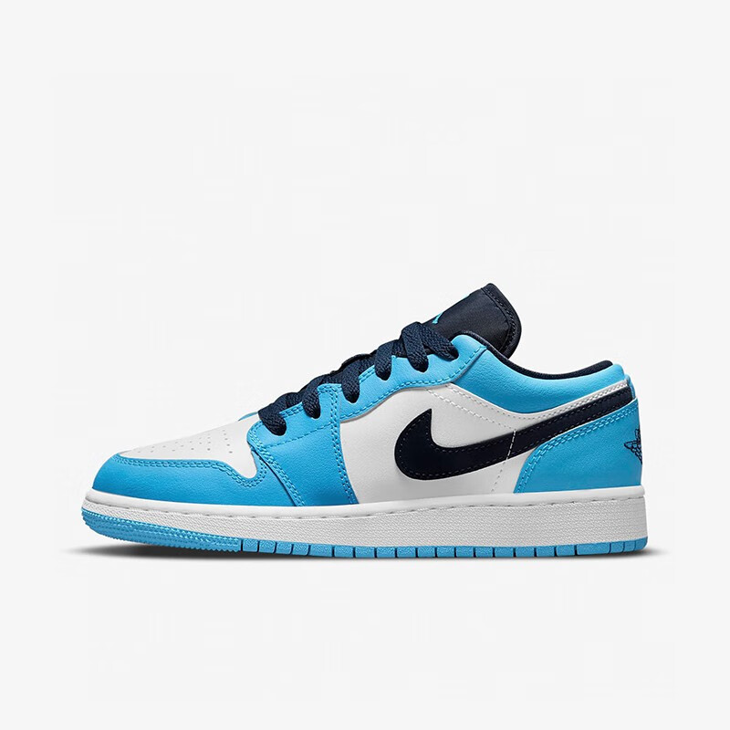 耐克 nike air jordan 1 low aj1北卡蓝男女款低帮休闲篮球鞋 553560