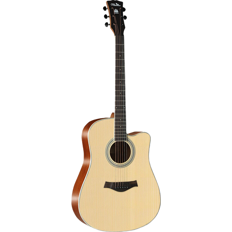 名森（Minsine）41英寸/原木啞光旅行吉他初學(xué)者入門民謠吉他樂器男女生通用吉它