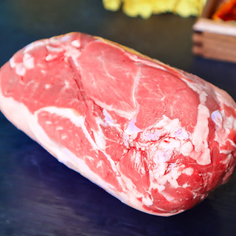 大庄园内蒙古谷饲羔羊后腿肉2斤 原切羊肉 烤箱盘适配 源头直发 国产内蒙羔羊后腿肉2斤