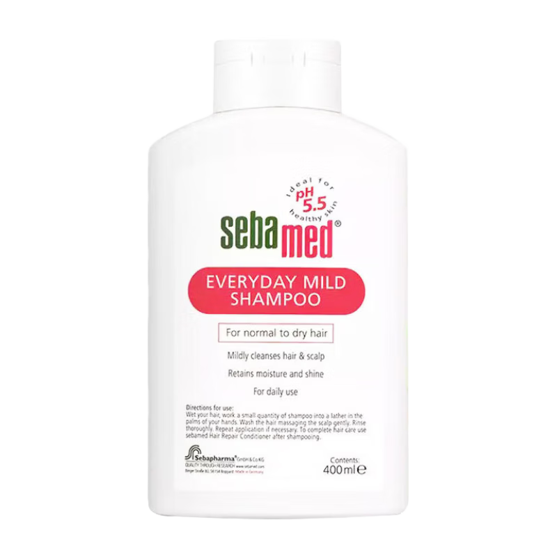 施巴（sebamed）【改善毛躁】德國進(jìn)口溫和洗發(fā)水孕婦柔順養護液去屑止癢露無(wú)硅油 溫和400ml
