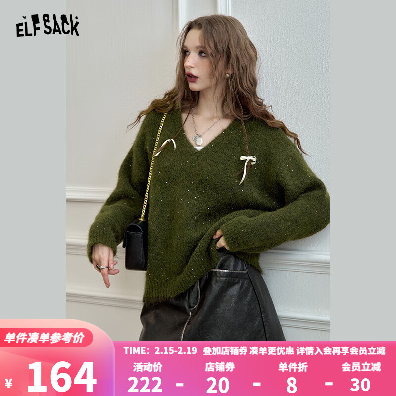 �����Ŀڴ�ë����ϸ��v����ͷë��Ů2024�＾�¿������������� ������ī��ɫ M