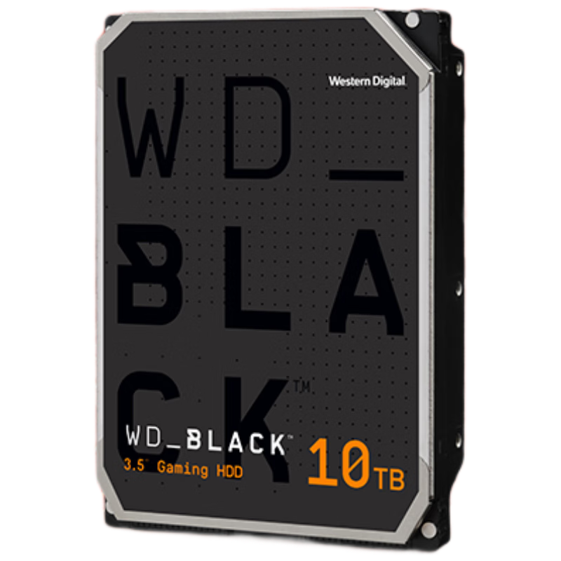 西部数据（WD）10TB 台式游戏机械硬盘 WD_BLACK 西数黑盘 SATA 7200转512MB CMR垂直 3.5英寸WD102FZBX