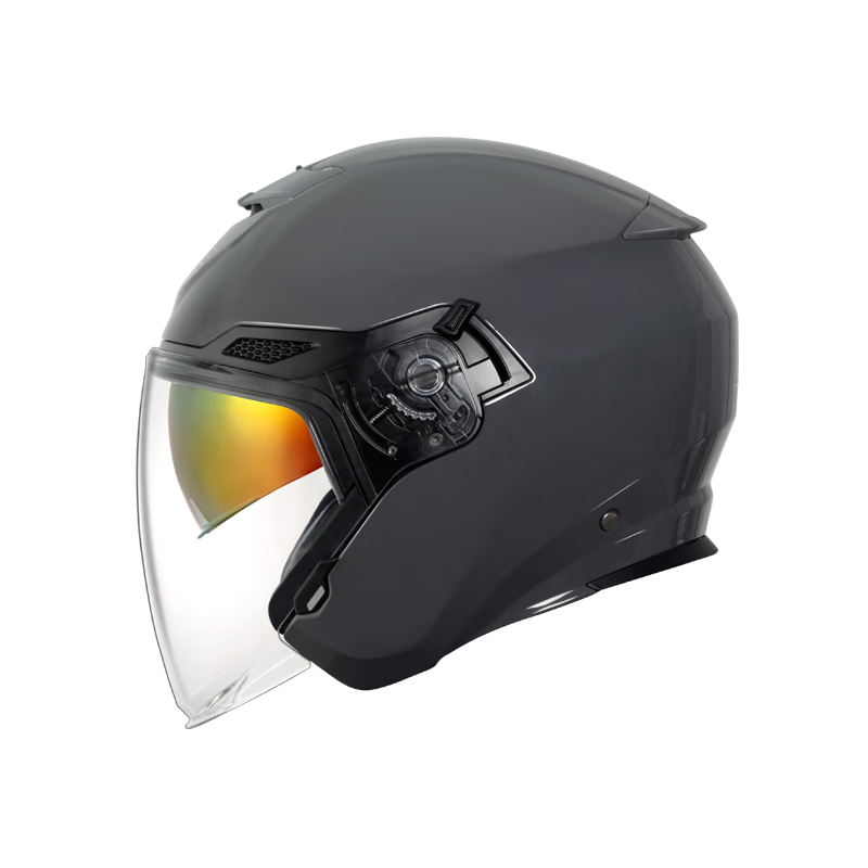 GSBgsb头盔G-263摩托车头盔蓝牙耳机双镜片3C认证冬季保暖3/4盔