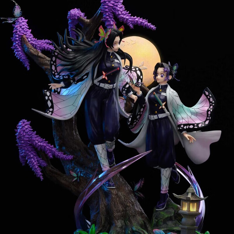 卓狮鬼灭之刃灶门炭治郎我妻善逸蝴蝶忍手办盲盒动漫模型潮玩摆件礼物 Q版摆件 鬼灭之刃盲盒随机发1-2个