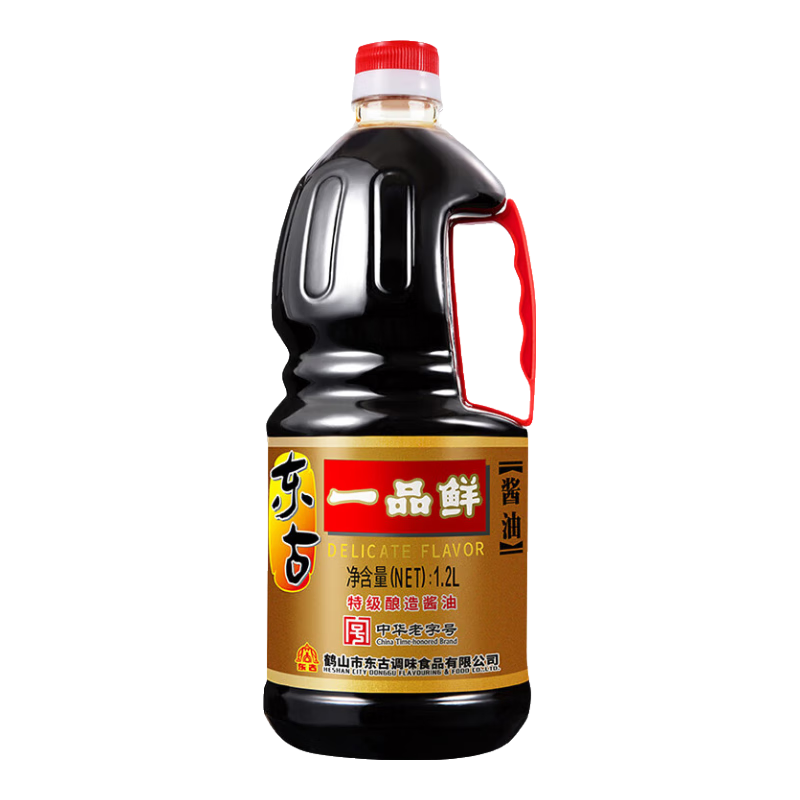 東古 一品鮮醬油【特級生抽】1.2L 釀造醬油 中華老字號