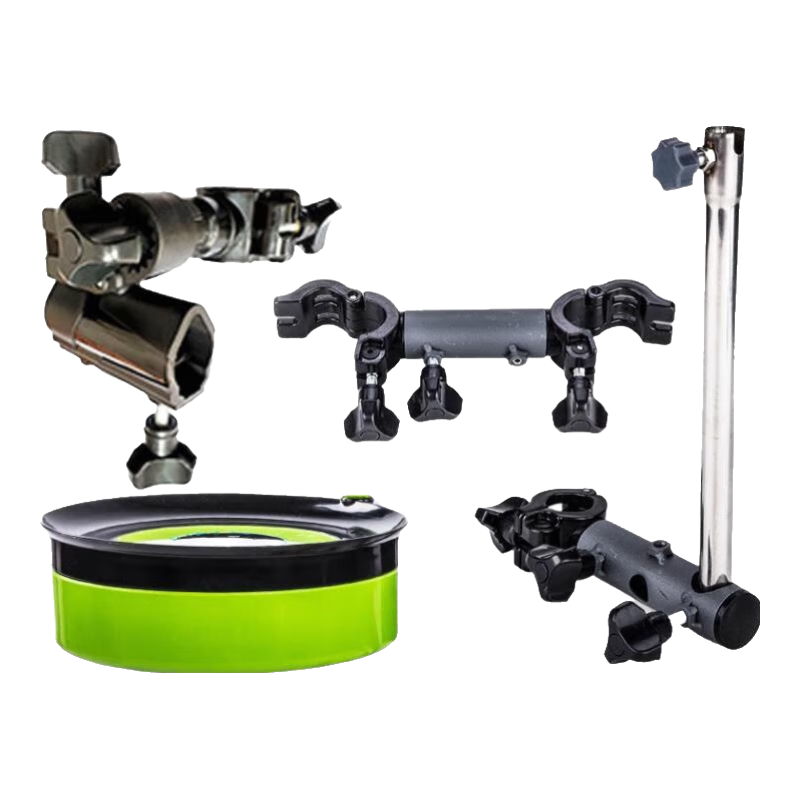 佳之釣歐式釣椅配件炮臺(tái)架魚護(hù)架拉餌盤架傘架夜釣燈架通用型釣椅配件 炮臺(tái)座一個(gè)