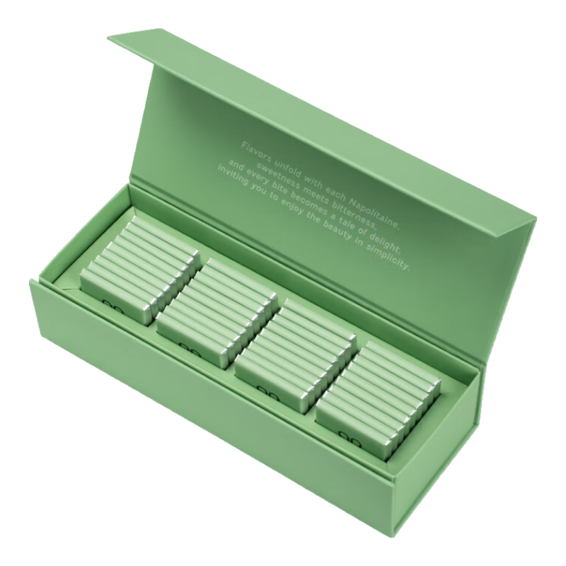 patchi迪拜巧克力高端進(jìn)口黑巧克力片禮盒 休閑零食 伴手禮 送女朋友  混合薄荷口味薄片巧克力禮盒195g