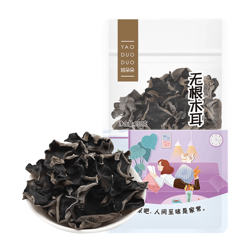 姚朵朵南北干货银耳木耳甜品煲汤白银耳免洗草本银耳 无根木耳150g