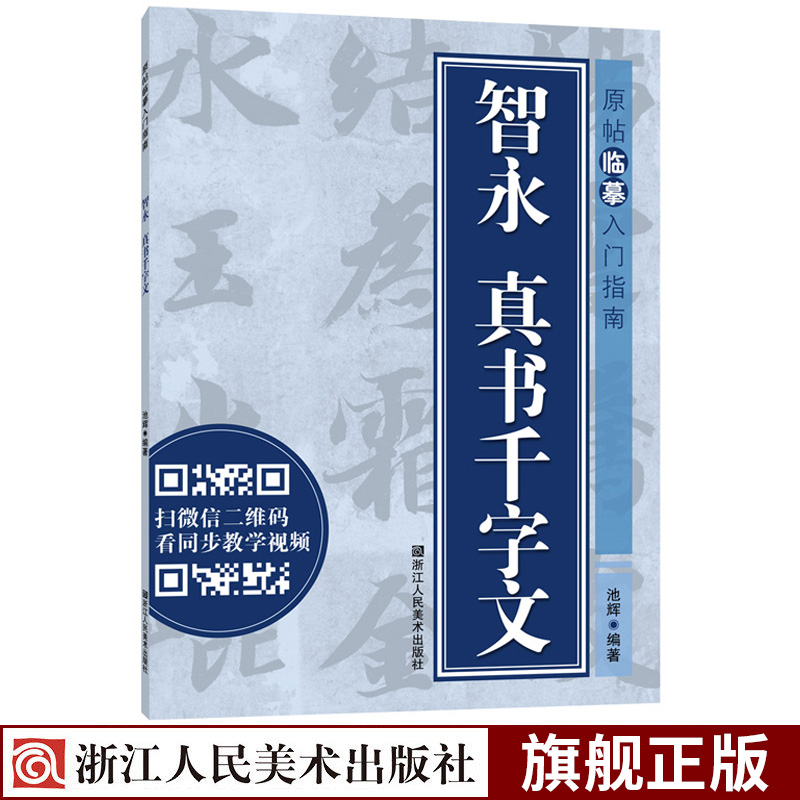 智永 真书千字文 原帖临摹入门指南 楷书毛笔书法视频字帖 原帖临摹临写视频同步解读成人初学者碑帖书法浙江人民美术出版社图书籍