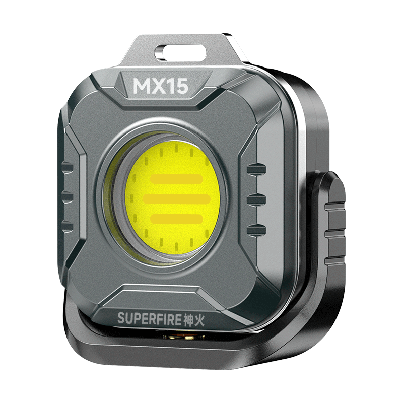 神火（SupFire）MX15 強(qiáng)光手電筒 磁鐵應(yīng)急燈鑰匙扣便攜充電工作燈汽修迷你投光燈