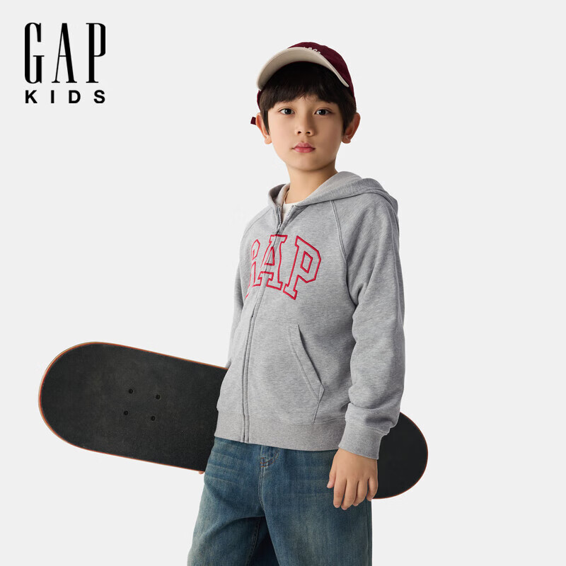 GAp 童装合集 145元 男女童logo连帽卫衣 65元 男女童logo纯棉短袖T恤 - 折送网