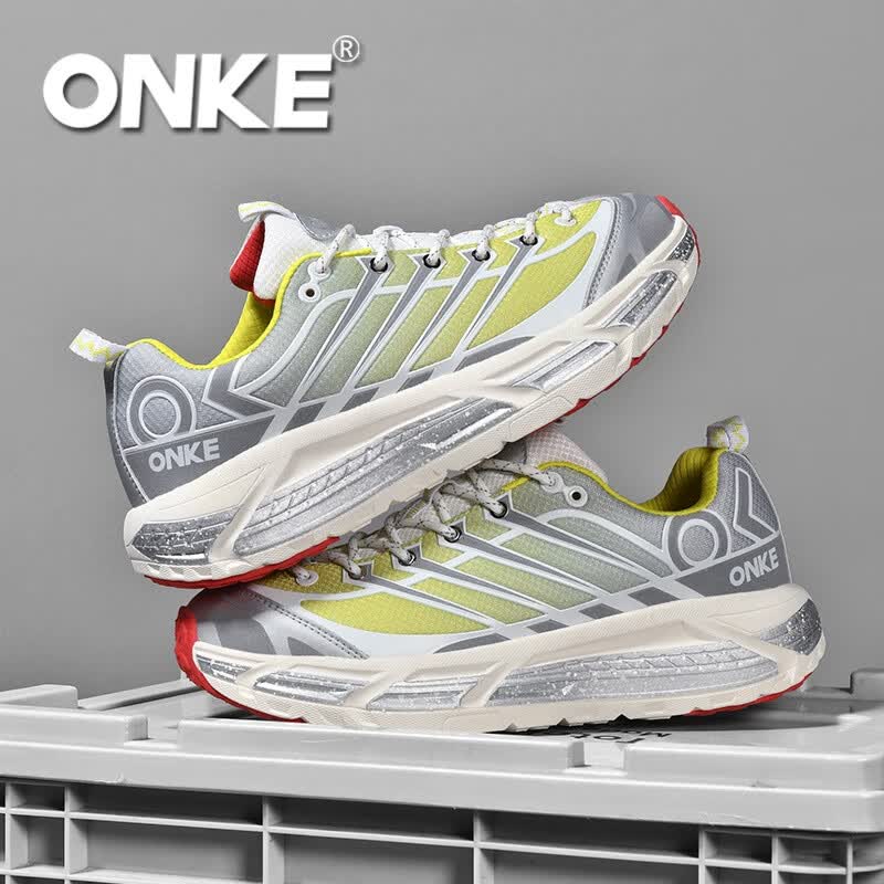 ONKE德国欧克户外运动休闲鞋男鞋经典复古轻盈防滑耐磨情侣跑步鞋女鞋 极光绿 敖丙 43