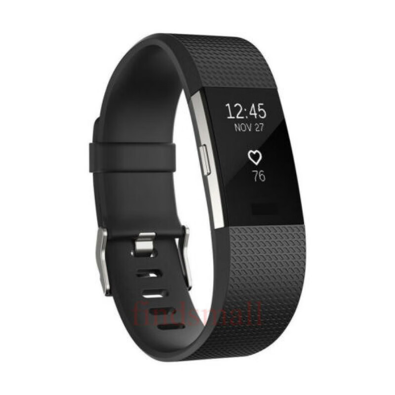 FITBIT Alta HR Charge 2智能手环心率运动计步器健身睡眠来电GPS Charge2 全新黑色盒装 S码