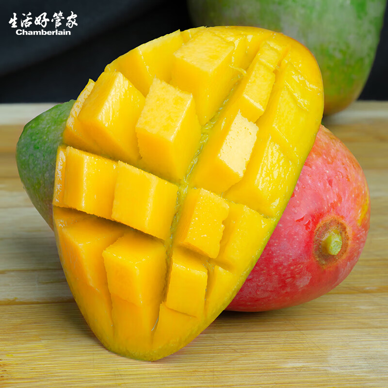生活&好管家海南贵妃芒果新鲜热带水果应季现甜心芒果头茬孕妇水果青芒果礼盒 统货直发(需催熟再食用) 4.5-5斤装【60g+】——净重4.5斤