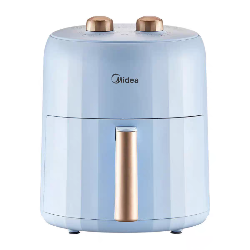 美的（Midea）空气炸锅不用翻面MF-KZE5012空气炸锅双旋钮控制大容量电炸锅【尾货机】