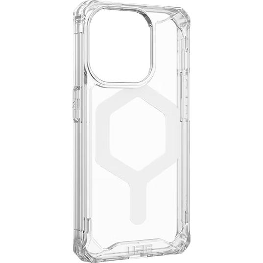 UAG【磁吸充電】適用于蘋(píng)果15pro手機殼iphone15pro保護套Magsafe磁吸氣囊防摔全包商務(wù)硬殼【晶透冰透色】