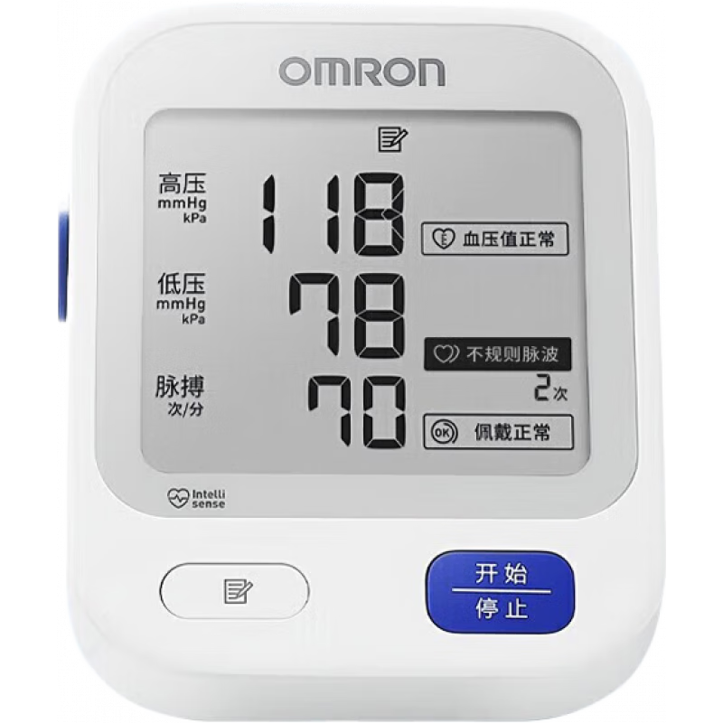 ŷķ����OMRON������Ѫѹ���ϱ�ʽ���ܼ�ѹ��Ѫѹ�������Ǽ���ҽ��Ѫѹ�� U724J+ U724J+��������