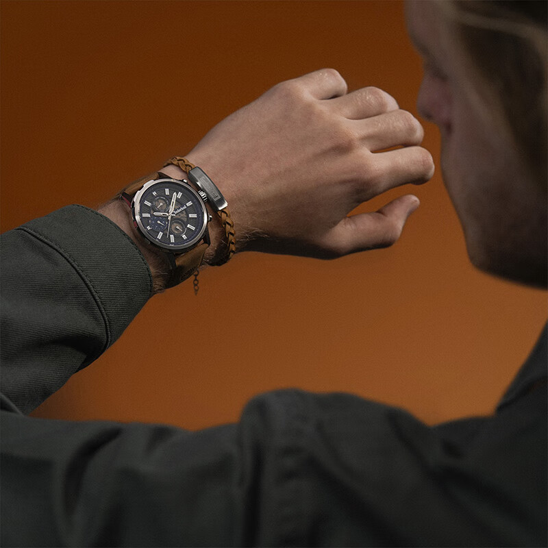 添柏岚(Timberland)男士手链手镯时尚潮流个性编织手绳首饰手环手串送男友生日礼物 TDAGB0002103