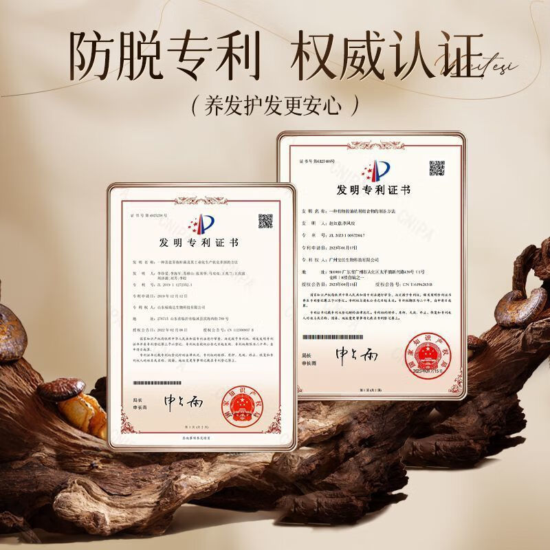 范泳辰防脱育发洗发水增发侧柏叶何首乌控油止痒洗头膏 【持证育发】500ml*2瓶