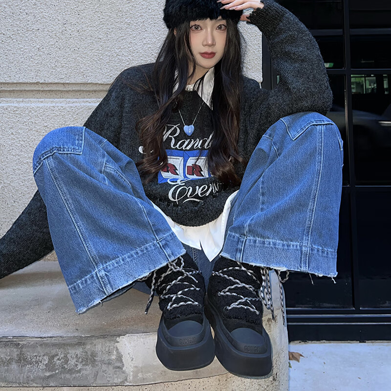 共迹gongji 2025冬季新款加绒雪地靴厚底防滑休闲鞋加厚保暖一脚蹬棉鞋女鞋 雪景夜（加绒雪地靴） 37