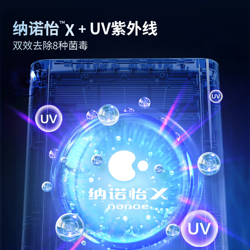 松下【国家补贴】除甲醛空气净化器F-PDY150C智能高效除菌除异味甲醛净化器 F-153C4PJD-W同款 新款F-PDY150C-W