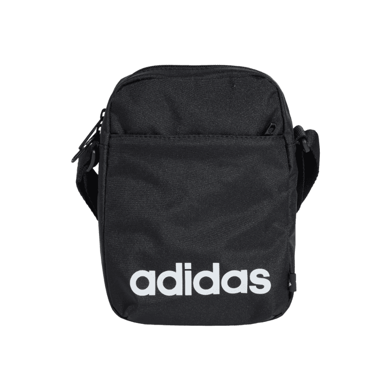 adidas健身斜挎运动包男女春季新款阿迪达斯官方JE8341 黑色/白色   NS