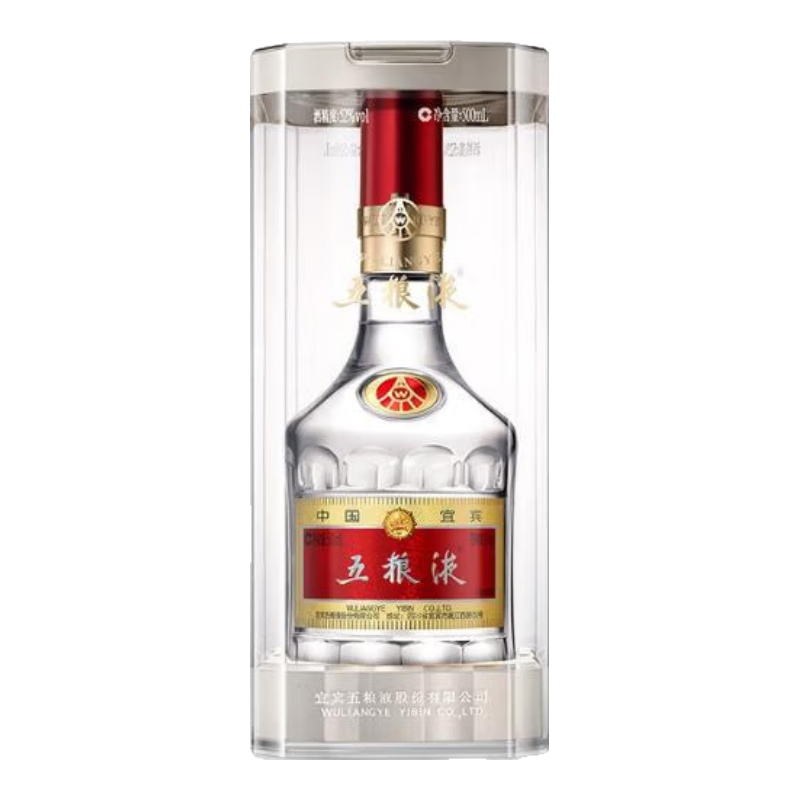 五粮液 普五八代 浓香型白酒 52度 500ml 瓶装 中秋送礼 收藏白酒  52度 500mL 1瓶