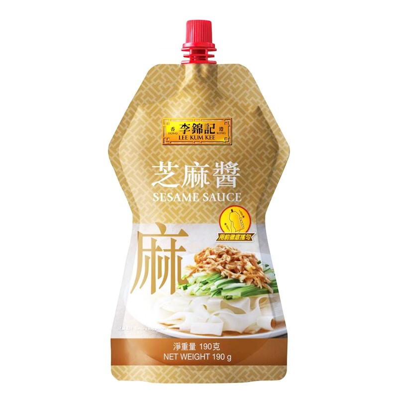 港版李錦記甜醬芝麻番茄辣椒泰式甜辣醬 直立式醬料小吃腸粉點蘸 芝麻醬190克