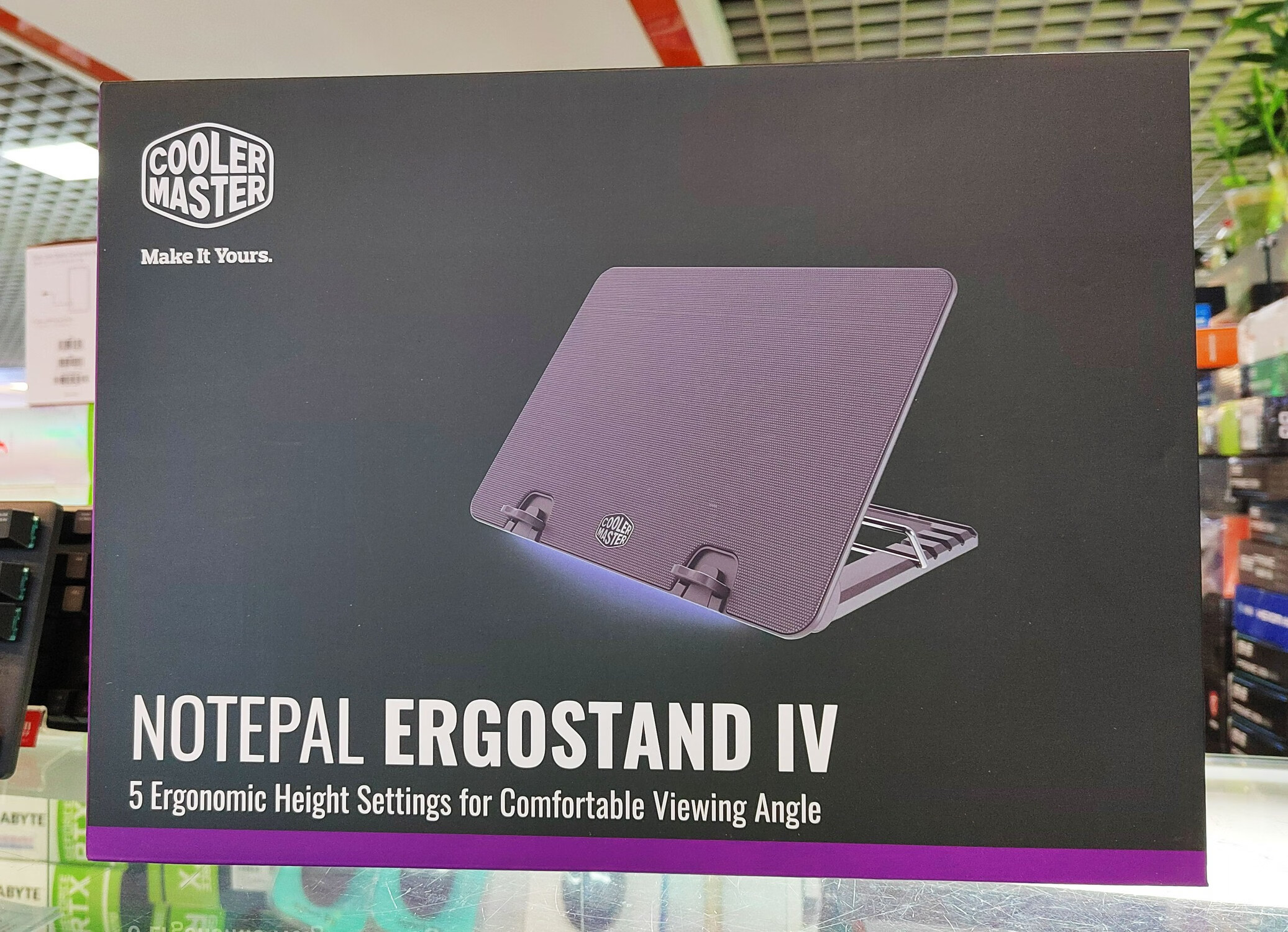 酷冷至尊（CoolerMaster）酷冷CoolerMaster旋翼IV五档升降静音笔记本散热支架