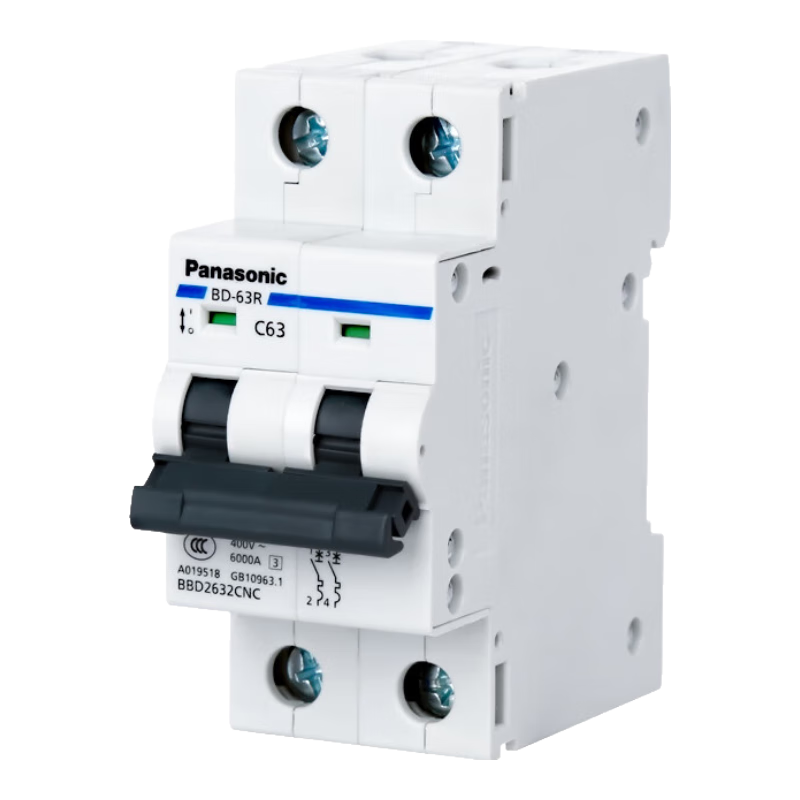 ���¶�·������C��С�Ͷ�·����1P10A-2P63A��ѡ�������ص������� 2P 63A��·�� BBD2632CNC